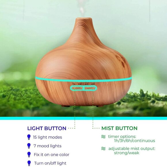 Pure Ultimate Aromatherapy Diffuser with 10 Essential Oils Set - Picture 2 of 7